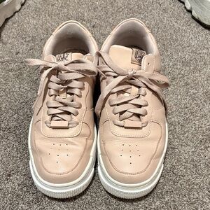 Nike Blush Pink Air Force ones